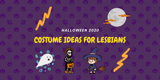 Costume Ideas for Lesbians with skeleton and witch