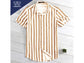 Vertical Striped Button Down (Grey/Red/Yellow)
