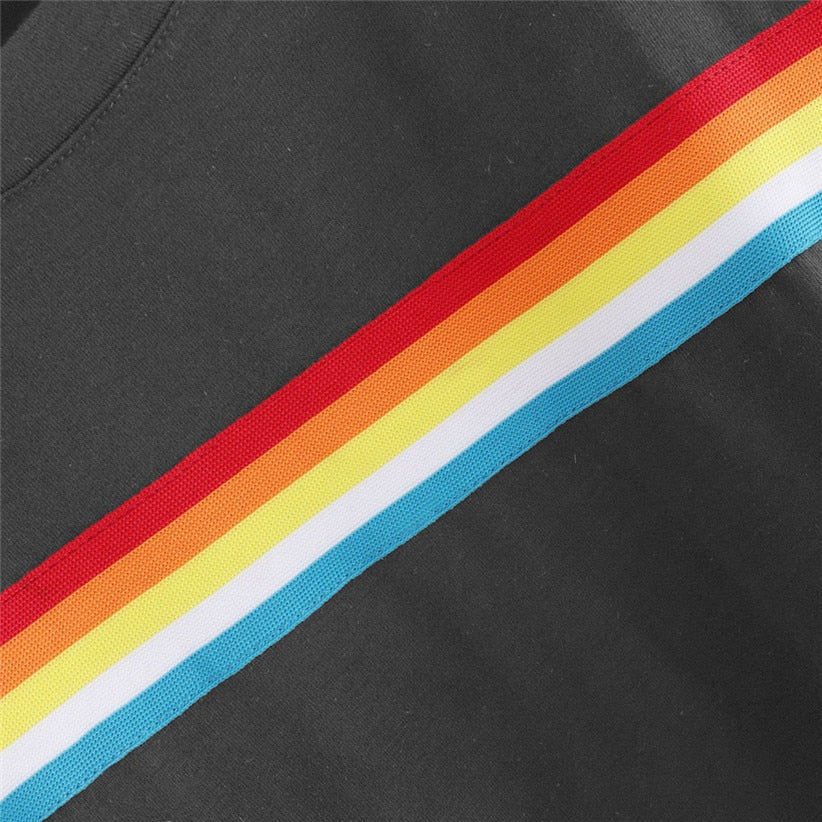 Rainbow Cropped T-Shirt