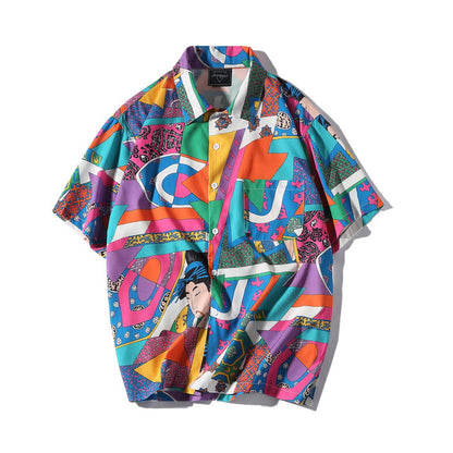 Vintage Inspired Bold Button Up