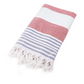 Red, blue and white Turkish Towel