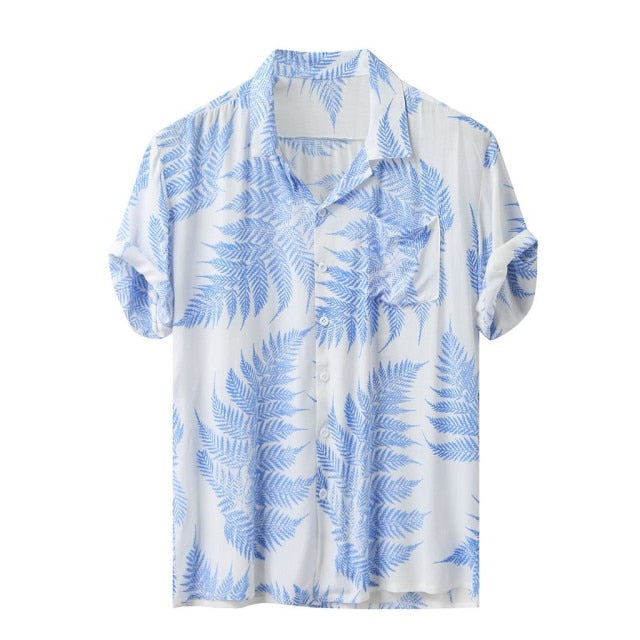 Fern Hawaiian Button Up Shirt